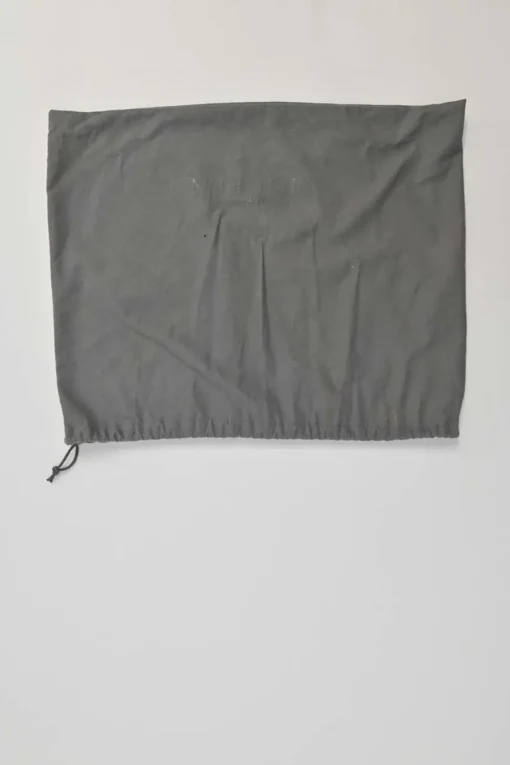 The Bucket Bag in black and red leather