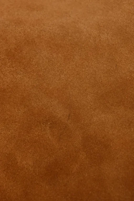 Tobacco grained calfskin leather Baudrier saddle bag