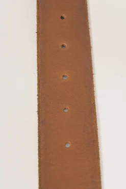 Tobacco leather GG Marmont buckle belt
