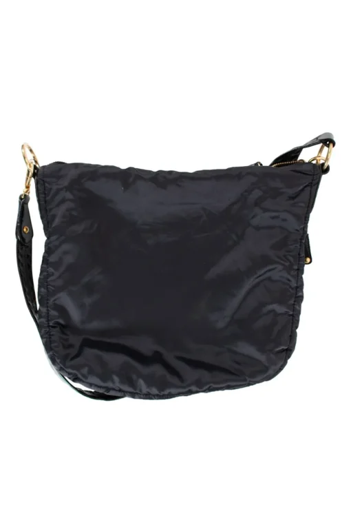 Tod's fabric shoulder hobo in black