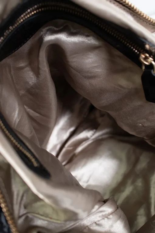 Tod's fabric shoulder hobo in black