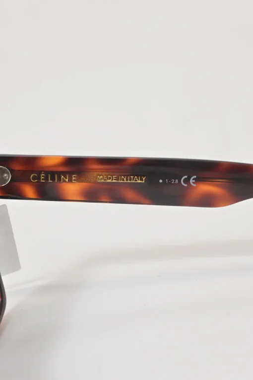 Tortoiseshell acetate and tinted polycarbonate square cat eye sunglasses