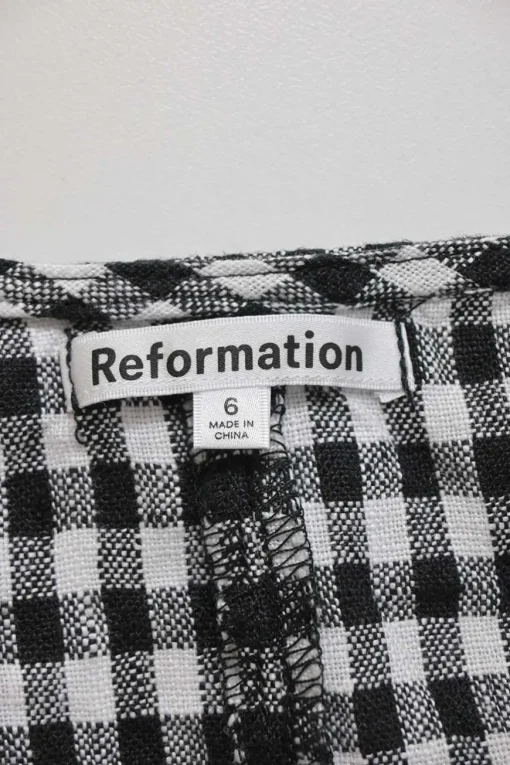 Two-tone gingham swing-style camisole and maxi A-line skirt