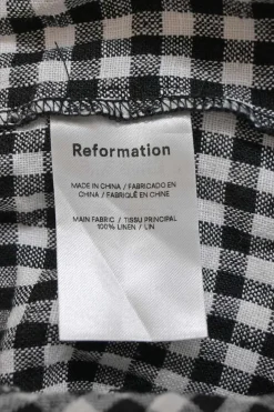 Two-tone gingham swing-style camisole and maxi A-line skirt
