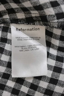 Two-tone gingham swing-style camisole and maxi A-line skirt