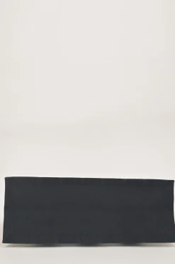 Two-tone logo-embroidered stripe canvas and leather Noe shopper tote