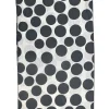 Two-tone reversible polka dot print scarf