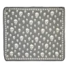 Two-tone semi-sheer skull print scarf