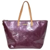 Violette Monogram Vernis leather Bellevue shoulder bag