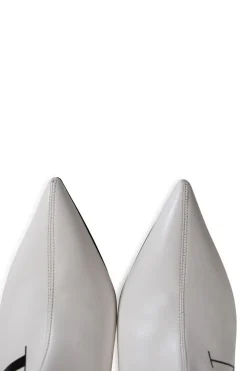 VLTN printed faux leather sock point toe ankle boots