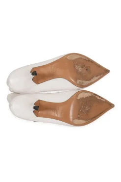 VLTN printed faux leather sock point toe ankle boots