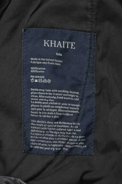 Washed black cotton denim Isla high-rise wide-leg jeans