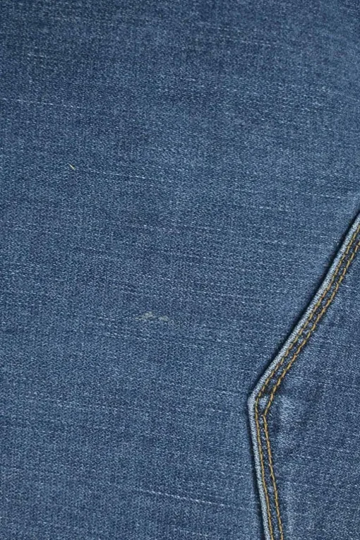 Washed indigo cotton-blend Le Flare de Françoise spread collar zip-up wide-leg jumpsuit