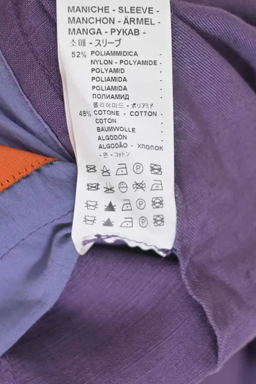 Washed purple linen-blend single breasted notch lapel Neapolitan-style soft tailored jacket