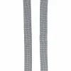 White and navy H Dobby jacquard long scarf