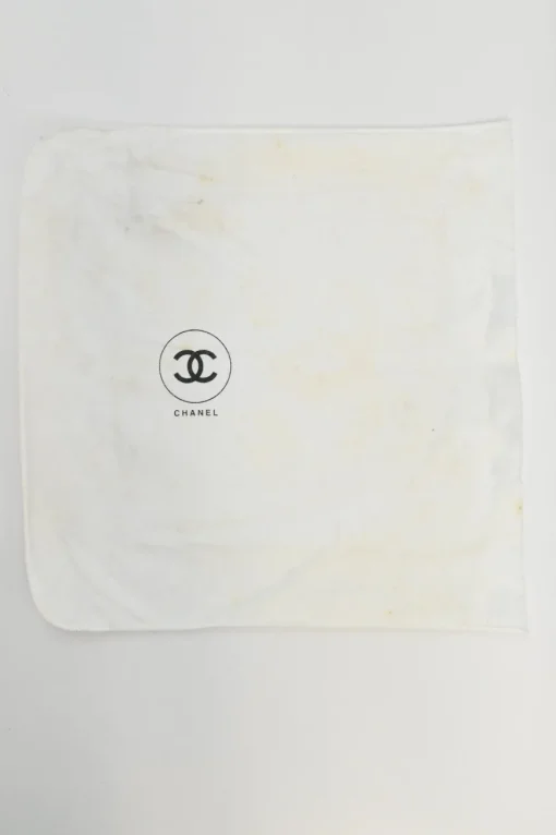 White leather and clear PVC Triple CC tote