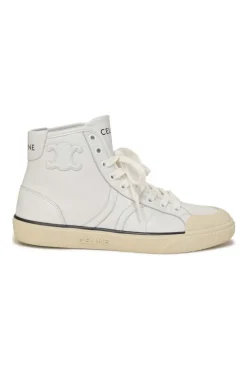 White leather and rubber AS-02 mid-low Alan lace-up sneakers