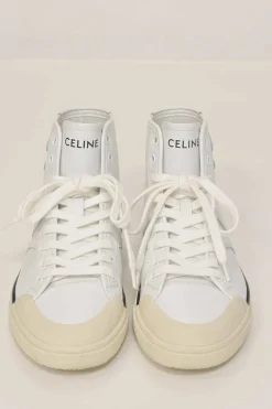 White leather and rubber AS-02 mid-low Alan lace-up sneakers
