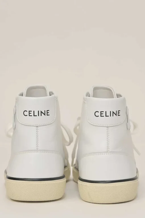 White leather and rubber AS-02 mid-low Alan lace-up sneakers