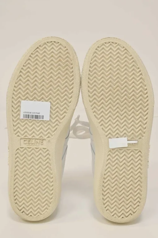 White leather and rubber AS-02 mid-low Alan lace-up sneakers