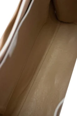 White vintage 'Kelly' leather top handle bag