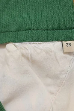 x Adidas terracotta Trifoglio print wide-leg shorts with extended tab closure and webbing rib knit waistband