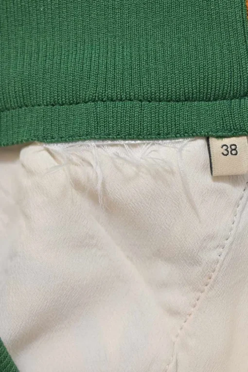 x Adidas terracotta Trifoglio print wide-leg shorts with extended tab closure and webbing rib knit waistband