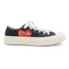 X Converse black canvas and rubber Chuck Taylor low top All Star 70 sneakers