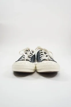 X Converse black canvas and rubber Chuck Taylor low top All Star 70 sneakers