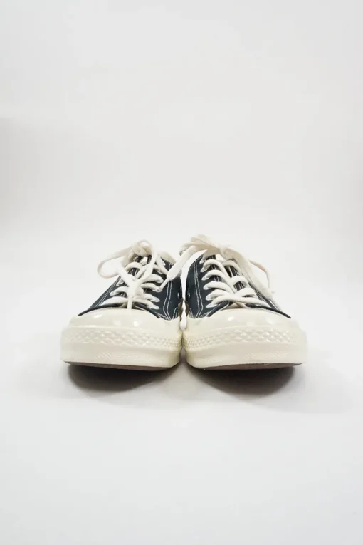 X Converse black canvas and rubber Chuck Taylor low top All Star 70 sneakers