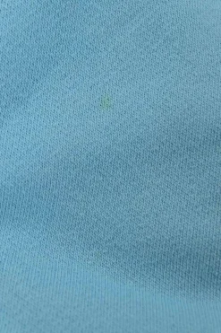 x Disney blue screen-printed cotton French terry crewneck hoodie featuring Mickey Mouse logo motif