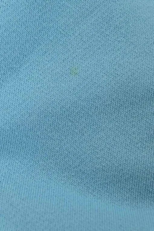 x Disney blue screen-printed cotton French terry crewneck hoodie featuring Mickey Mouse logo motif