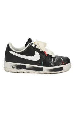 x G-Dragon Peaceminusone bi-colour leather and rubber Para-noise Air Force 1 low