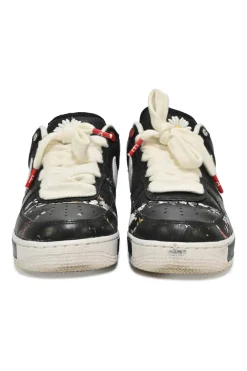 x G-Dragon Peaceminusone bi-colour leather and rubber Para-noise Air Force 1 low