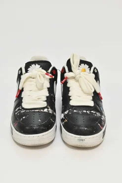 x G-Dragon Peaceminusone bi-colour leather and rubber Para-noise Air Force 1 low