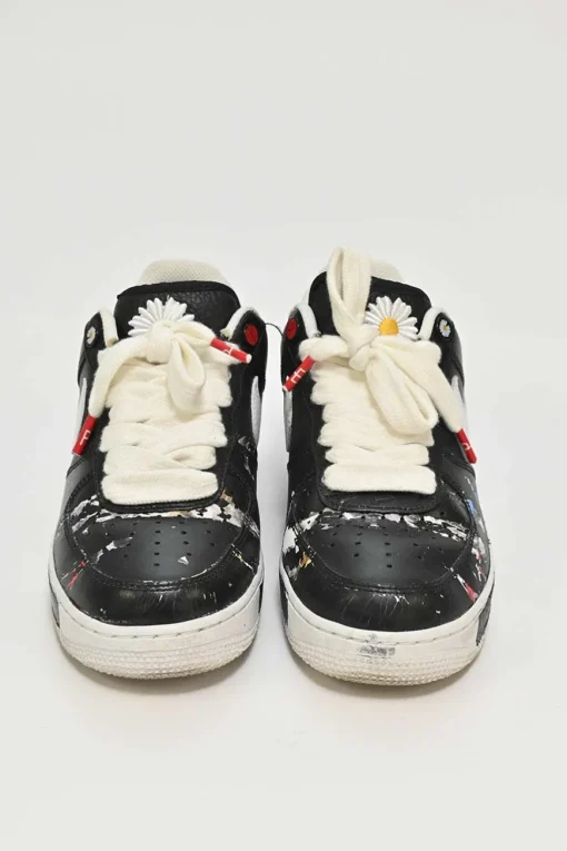x G-Dragon Peaceminusone bi-colour leather and rubber Para-noise Air Force 1 low