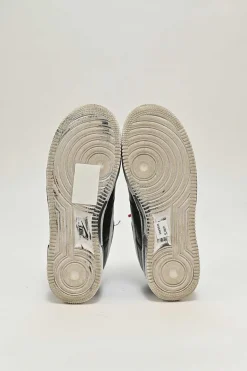 x G-Dragon Peaceminusone bi-colour leather and rubber Para-noise Air Force 1 low