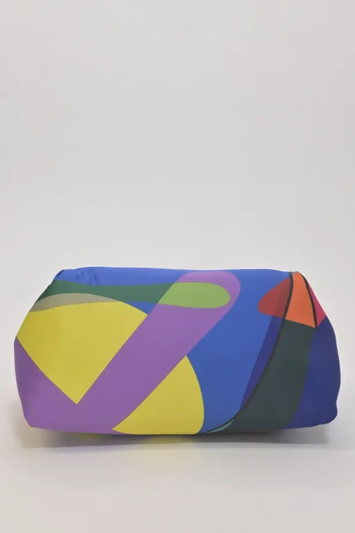 x Kaws Multi-coloured abstract print nylon canvas shopper tote
