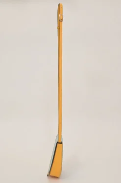 x Ken Price yellow leather La Palme Heel convertible shoulder bag with adjustable strap