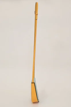 x Ken Price yellow leather La Palme Heel convertible shoulder bag with adjustable strap