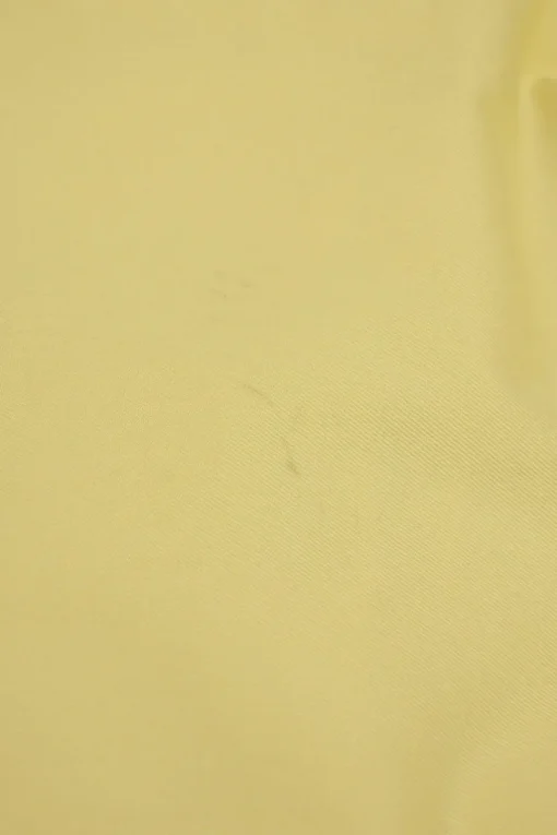 Yellow cotton-blend low-rise straight-leg tailored trousers