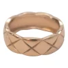 Yellow gold matelassé Coco Crush Ring