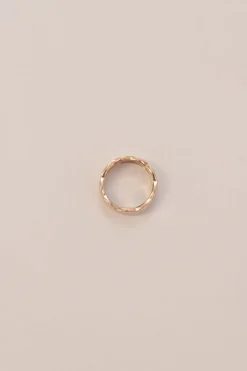 Yellow gold matelassé Coco Crush Ring