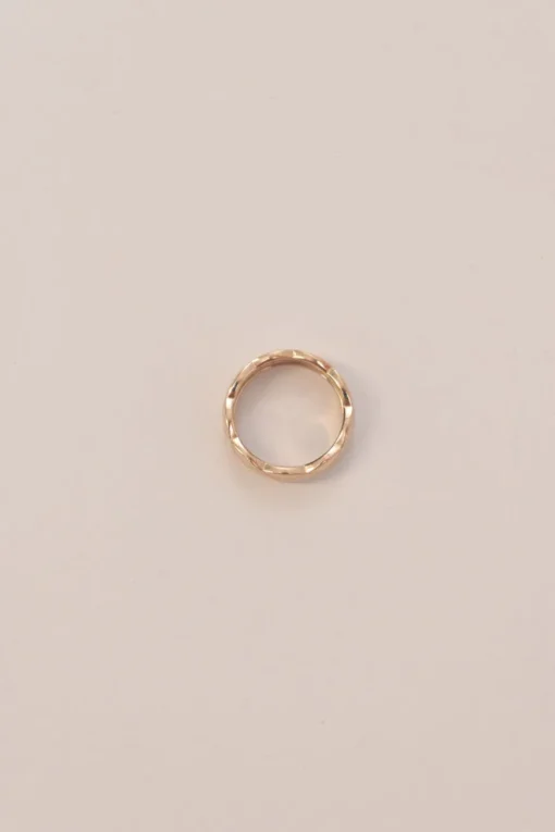 Yellow gold matelassé Coco Crush Ring