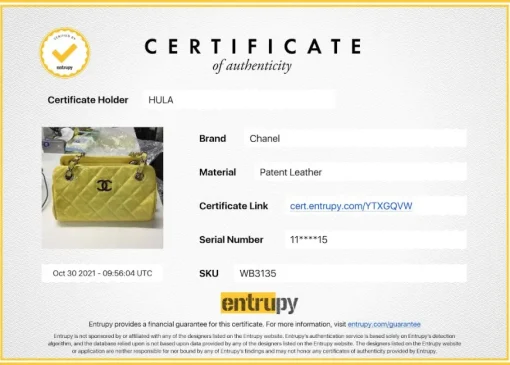 Yellow padded patent leather rectangular shoulder chain bag