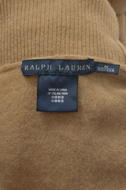 Beige wool-blend roll-neck pullover long sleeve knee-length sweater dress