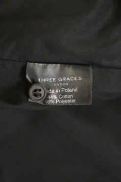 Black cotton-blend broderie Anglaise maxi skirt