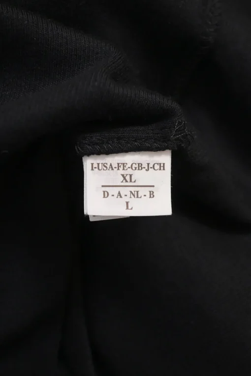 Black cotton-blend mixed-media cap sleeve foulard blouse