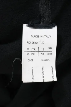 Black paneled bias-cut viscose-blend hooded column gown