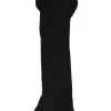 Black ruched viscose-silk blend strapless jersey dress
